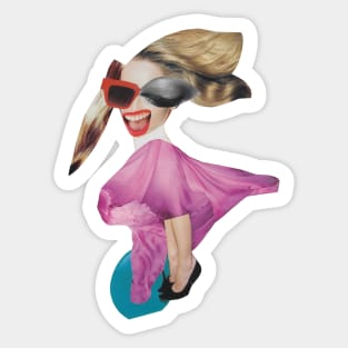 Funny Girl Sticker